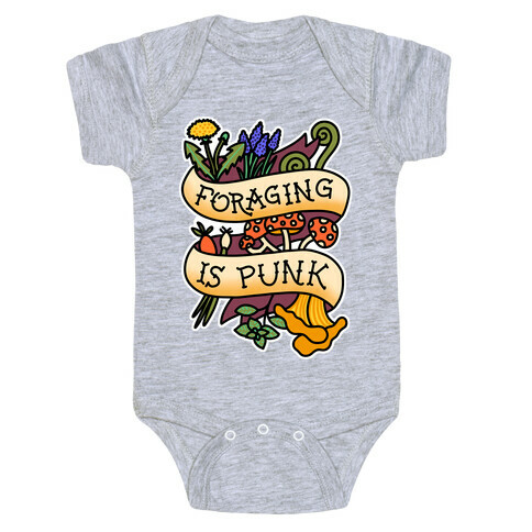 Foraging Is Punk Baby One-Piece