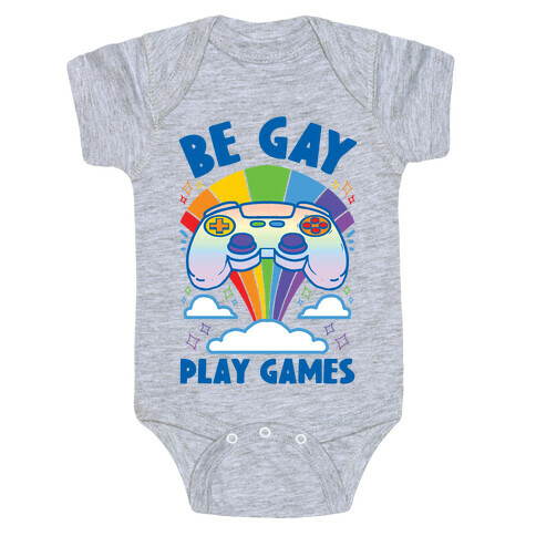 Be Gay Play Games Baby One-Piece