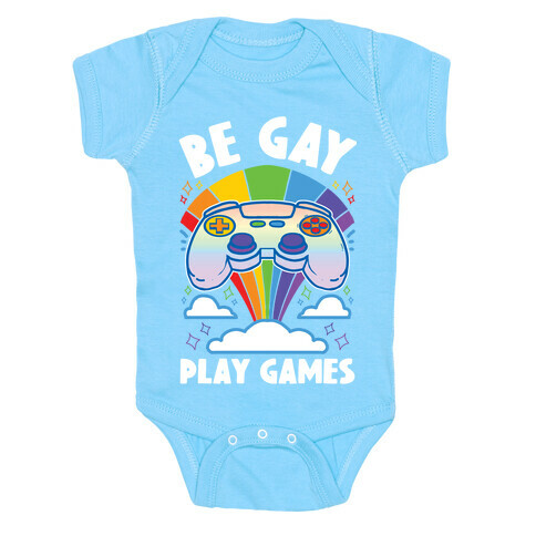 Be Gay Play Games Baby One-Piece