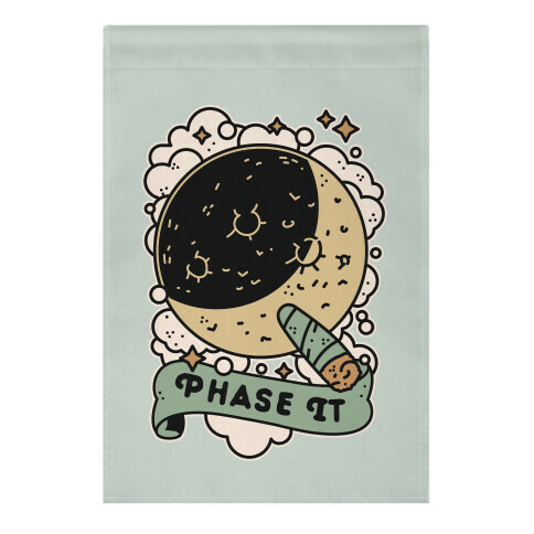 Phase it Moon Garden Flag