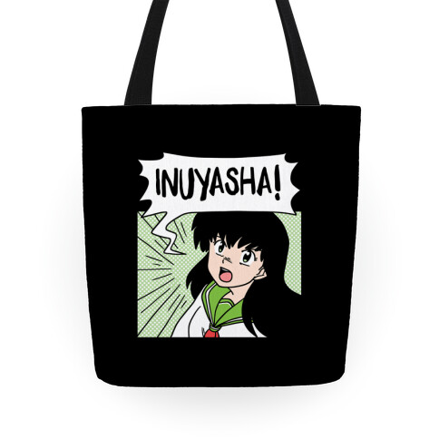 Kagome Screaming InuYasha (1 of 2 pair) Tote