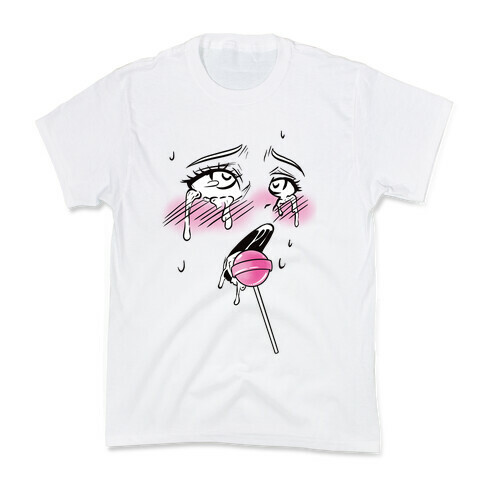 Ahegao Lollipop Kids T-Shirt