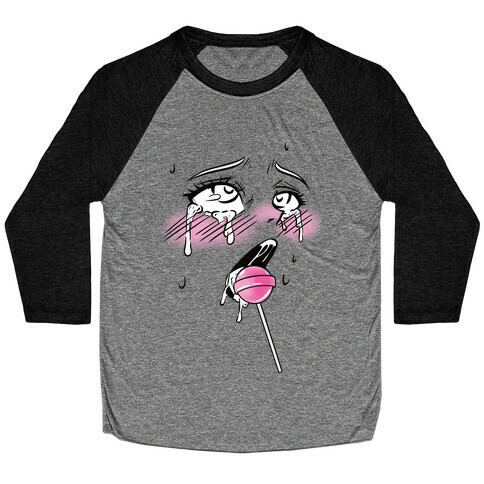 Ahegao Lollipop Baseball Tee