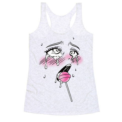 Ahegao Lollipop Racerback Tank Top