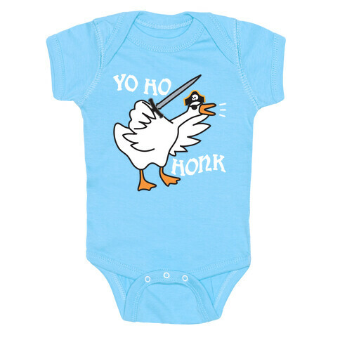 Yo Ho Honk Pirate Goose Baby One-Piece