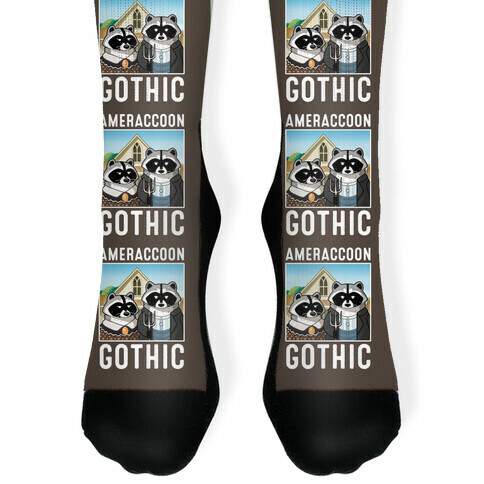 Ameraccoon Gothic Sock