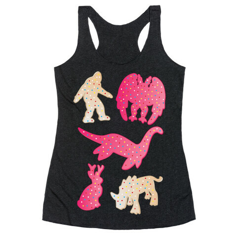 Frosted Cryptid Crackers Racerback Tank Top