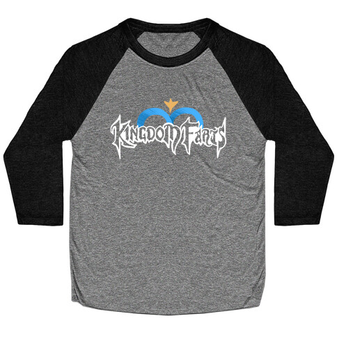 Kingdom Farts Parody Baseball Tee