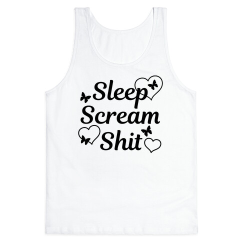 Sleep Scream Shit Tank Top