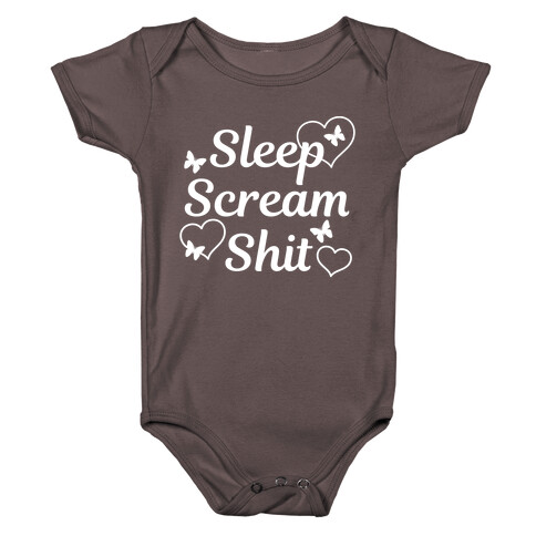 Sleep Scream Shit Baby One-Piece