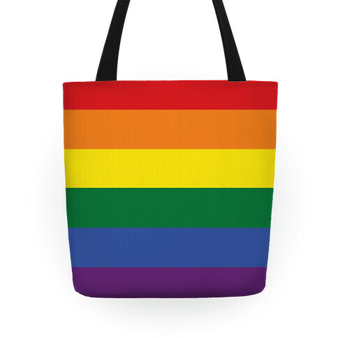 Gay Pride Flag Tote