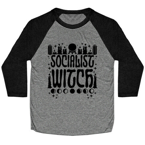 Socialist Witch Baseball Tee