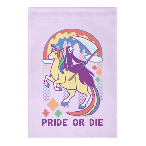 Pride or Die Garden Flag