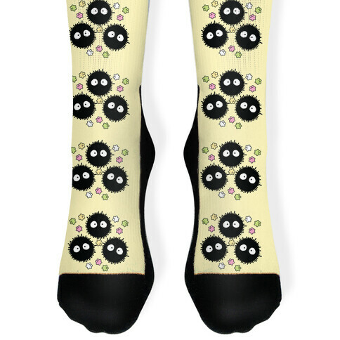 A Trio Of Soot Sprites Sock
