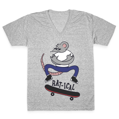 Rat-ical V-Neck Tee Shirt