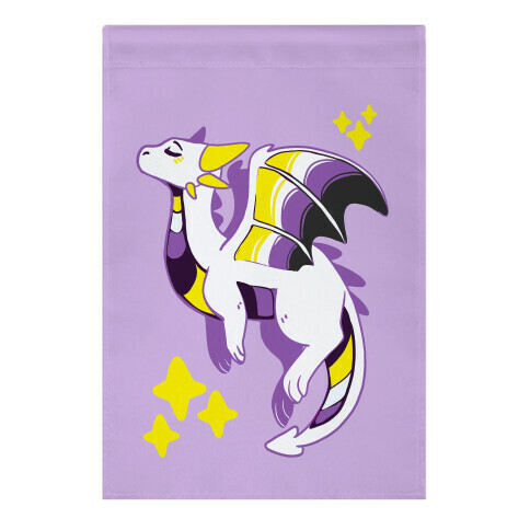 Non-Binary Pride Dragon Garden Flag