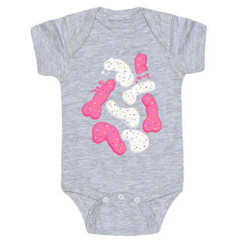 Frosted Peens Crackers Baby One-Piece