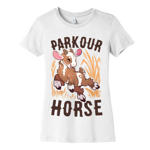 Parkour Horse Womens T-Shirt