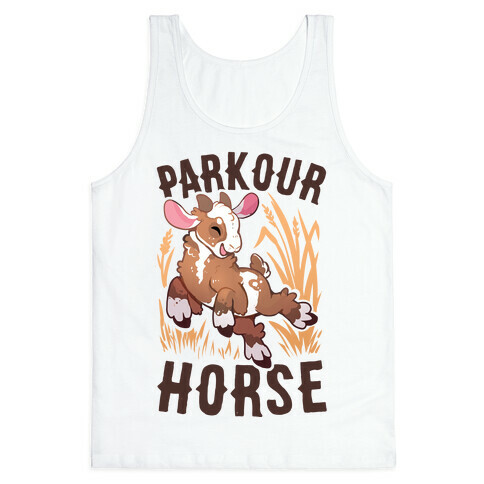 Parkour Horse Tank Top
