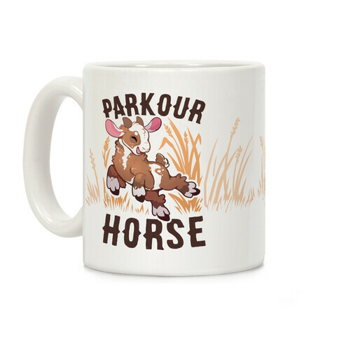 Parkour Horse Coffee Mug