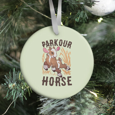 Parkour Horse Ornament