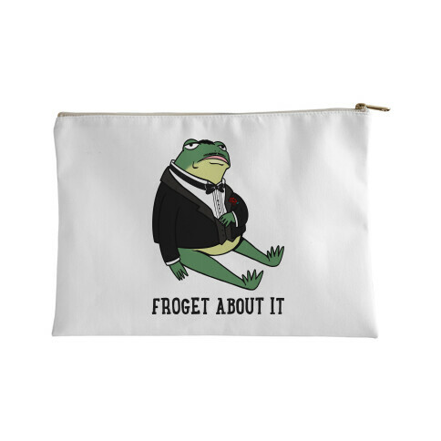 Froget About It Frog Mafia Parody Accessory Bag