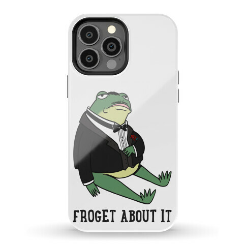 Froget About It Frog Mafia Parody Phone Case