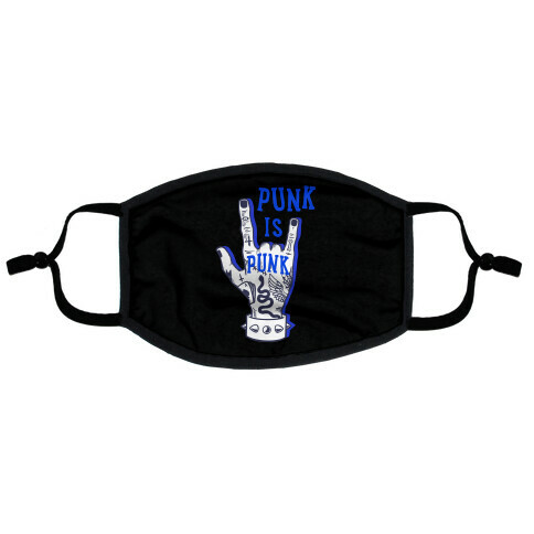 Punk Is Punk Flat Face Mask