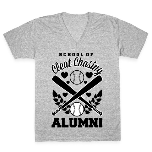 School Of Cleat Chasing Alumni V-Neck Tee Shirt