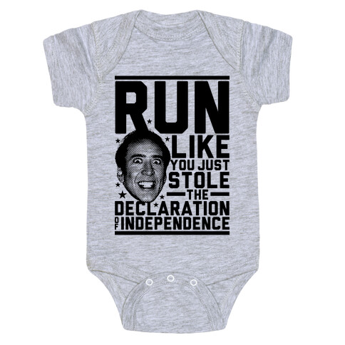 Run Like Nick Cage Baby One-Piece