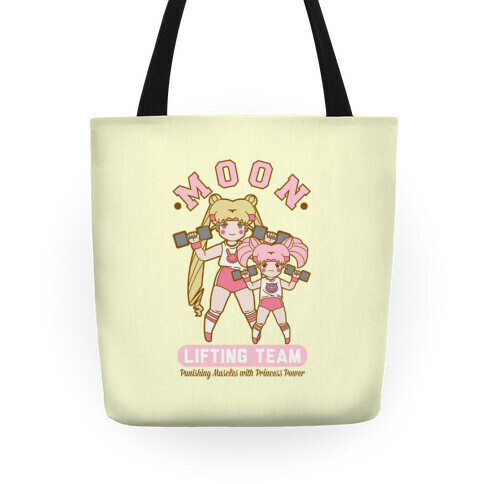 Moon Lifting Team Parody Tote