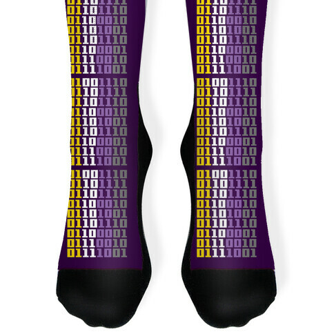 Non-Binary Code Sock