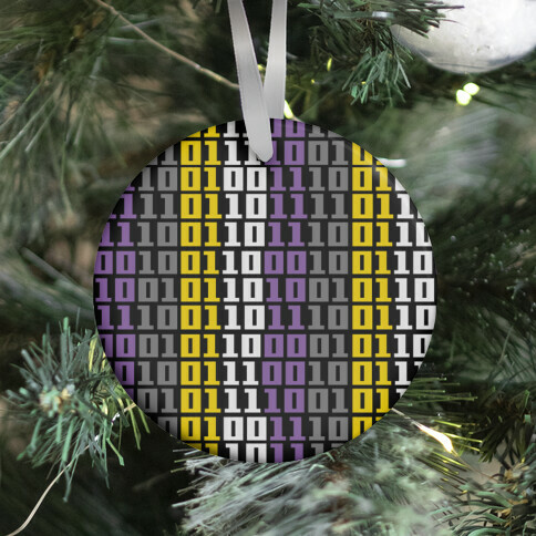 Non-Binary Code Ornament