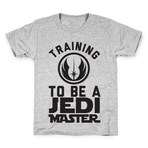 Training To Be A Jedi Master Kids T-Shirt