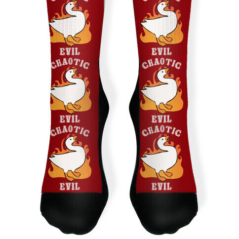 Goose of Chaotic Evil Sock