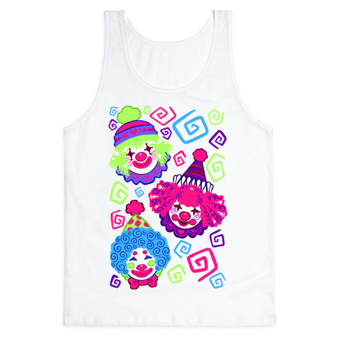 Kawaii Clowns Tank Top