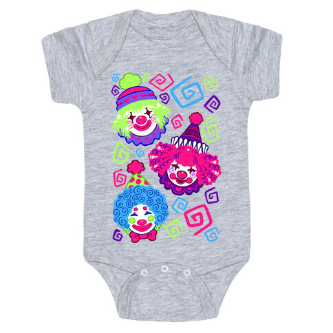 Kawaii Clowns Baby One-Piece