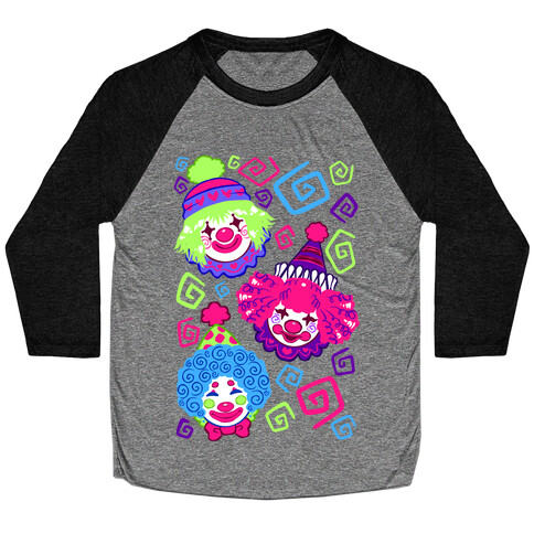 Kawaii Clowns Baseball Tee