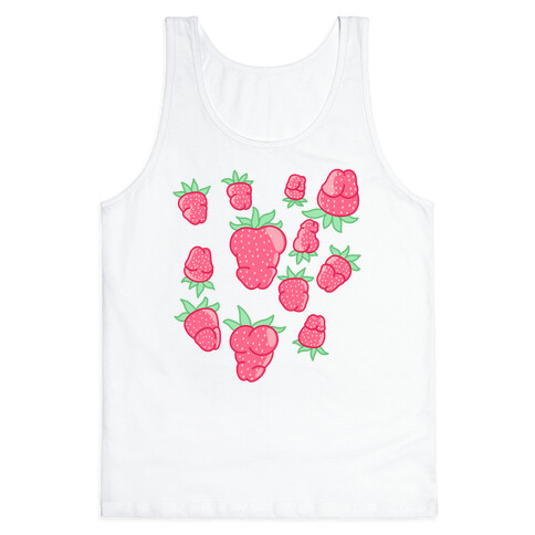 Strawberry Peens Pattern Tank Top