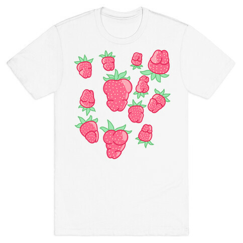 Strawberry Peens Pattern T-Shirt