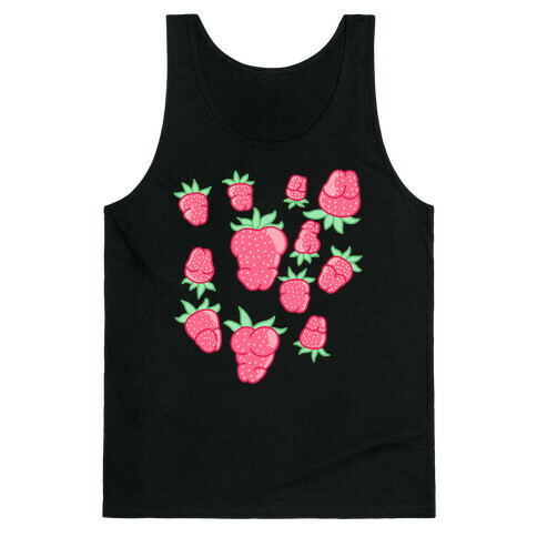 Strawberry Peens Pattern Tank Top