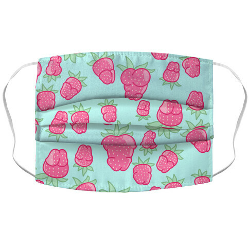 Strawberry Peens Pattern Accordion Face Mask