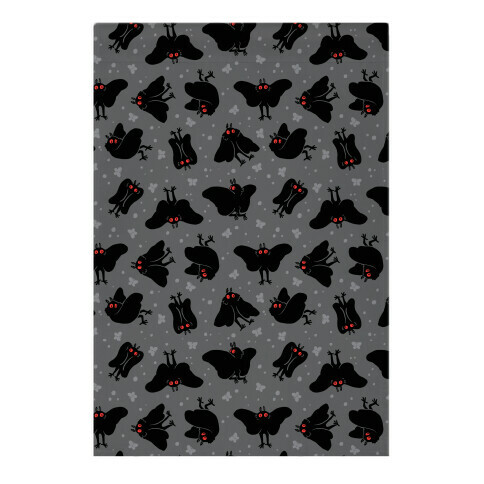 Cute Mothman Pattern Garden Flag