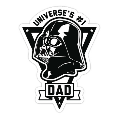 Darth Dad Die Cut Sticker