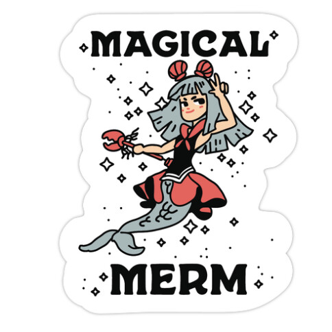 Magical Merm Die Cut Sticker