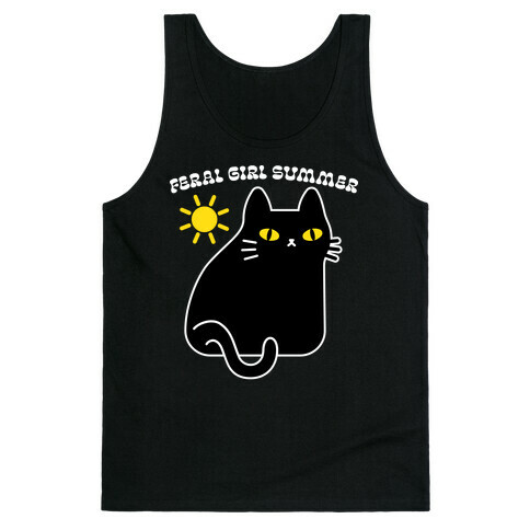 Feral Girl Summer Cat Tank Top