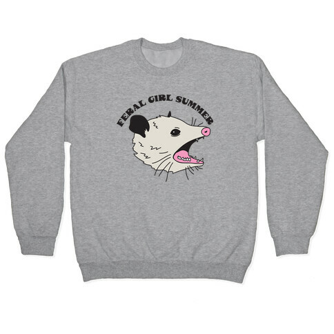 Feral Girl Summer Opossum Pullover