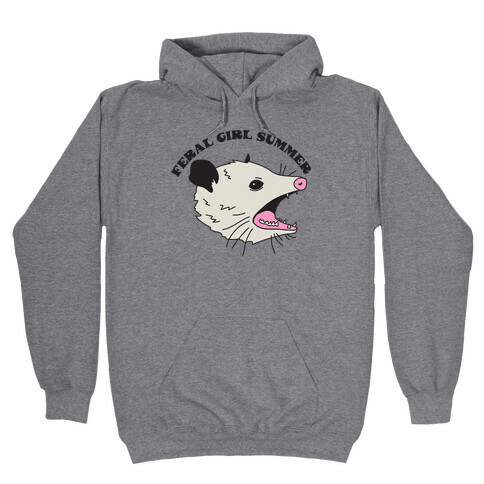 Feral Girl Summer Opossum Hooded Sweatshirt