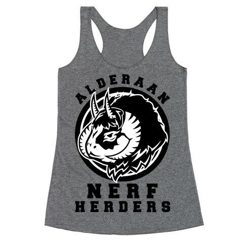 Alderaan Nerfherders Racerback Tank Top