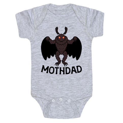 Mothdad Mothman Dad Baby One-Piece